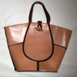 Claudia Firenze Italian leather bucket bag